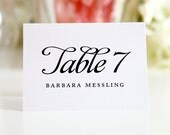 Wedding Place Cards or Escort Cards, Alluring Script Style B Deposit