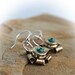 Bullet Rosette Earrings, 9mm Caliber, Swarovski Crystals, Sterling Silver Earwires