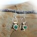Bullet Rosette Earrings, 9mm Caliber, Swarovski Crystals, Sterling Silver Earwires