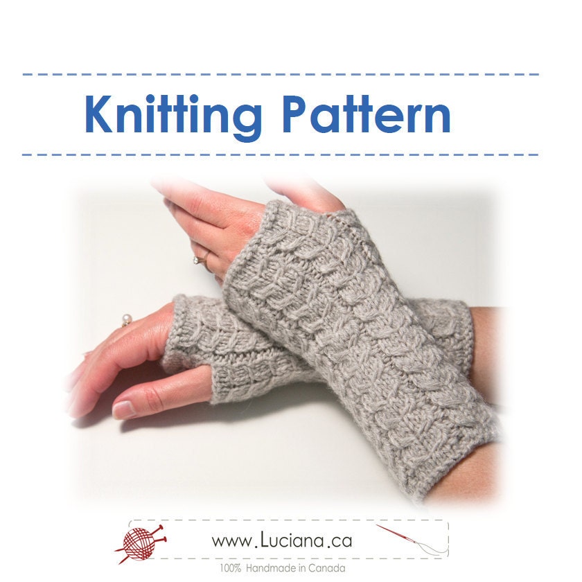 Knitting Pattern - Fingerless Gloves
