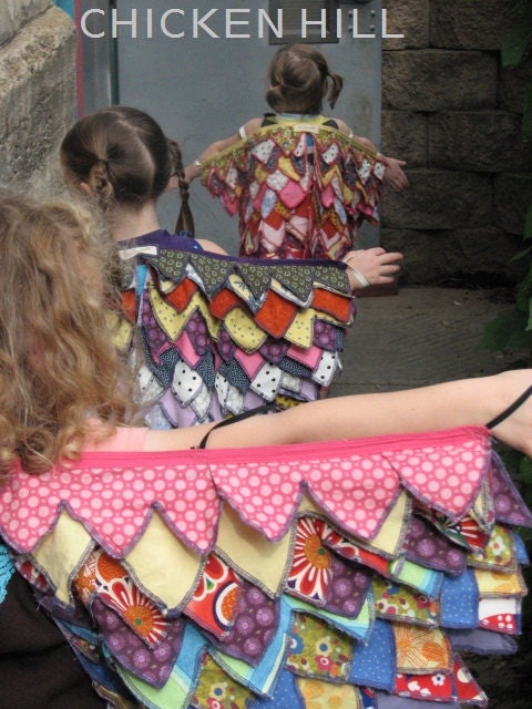pdf WINGSofaBIRDIE pattern and tutorial....simple easy to make FUN Costume Cape