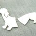 Dachshund Earrings - Sterling silver