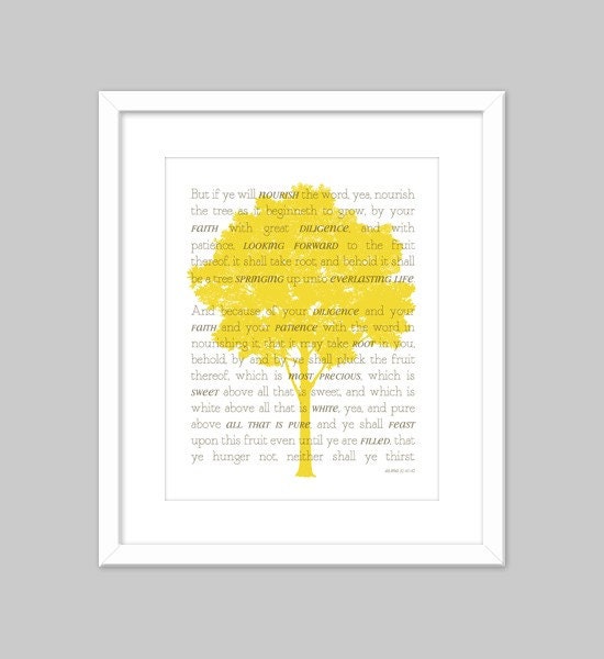 8x10" Print - Nourish The Tree (Alma 32) Customizable