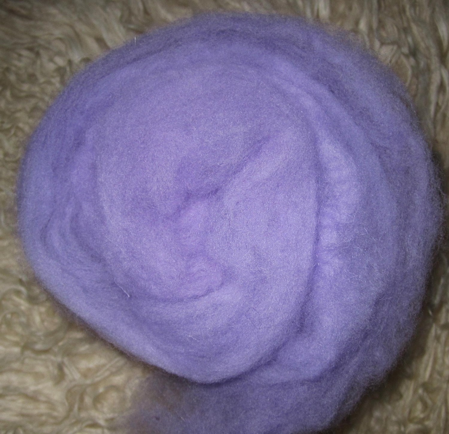 Reserved for Cory Lilac Felter's Longwool Roving Felting and Spinning