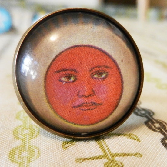 El Sol Glass Tile Ring