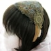 Steampunk Feather Fascinator - OZION design - CHOOSE between headband, comb or hair clip