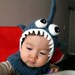 Shark Coverall Hat 6-12 months