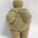 Fertility Goddess Venus of Willendorf Plush Venus Figurine Mother Goddess Soft Sculpture Crocheted Doll Small 5.5 x 3.25 inches Tweedy Green