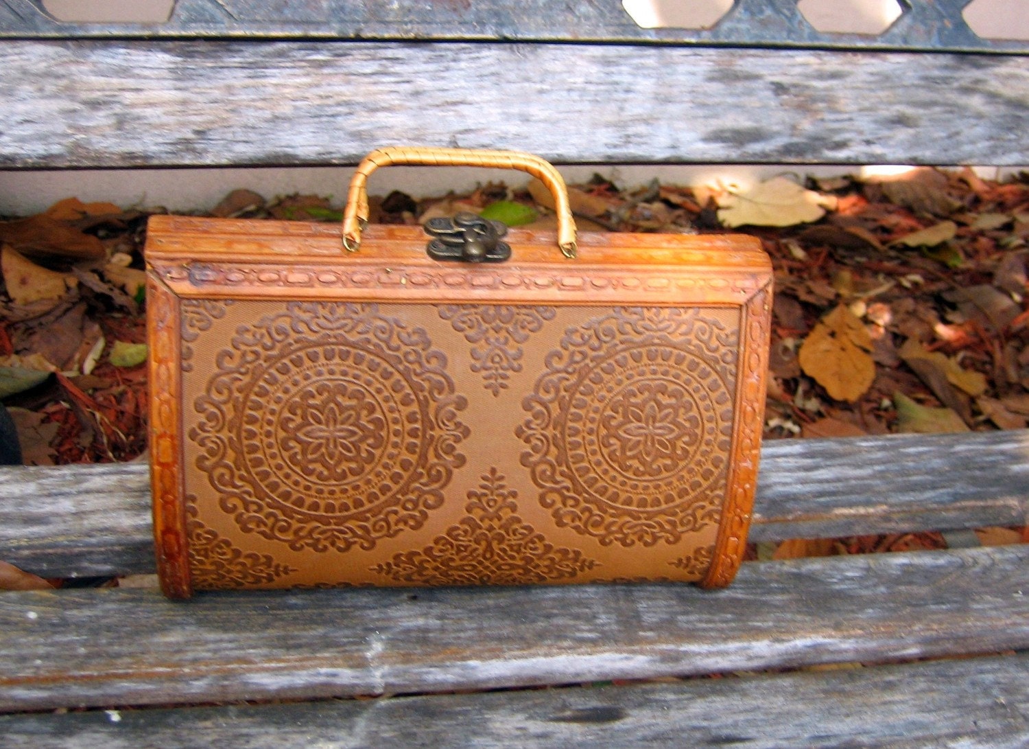 wooden purse