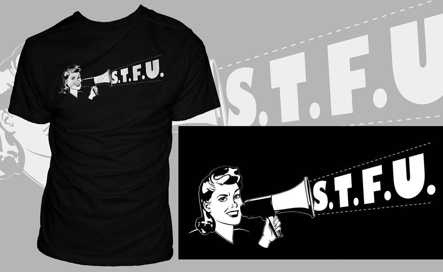 S.T.F.U. by Imaginary Trends -Women & Mens sizes S-XL
