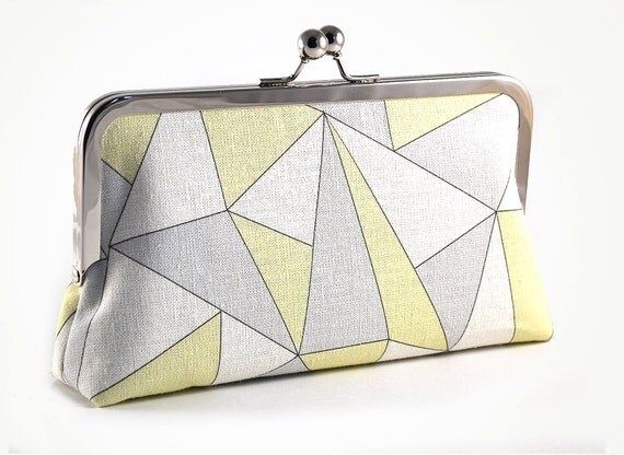 Original geometric design on hemp/cotton