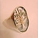 Sterling Silver 925 Tree of Life hand-made 60s model ring