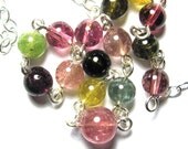 Tourmaline Meditation Beads, Prayer Beads, Rosary Necklace, Chakra Necklace in Sterling Silver