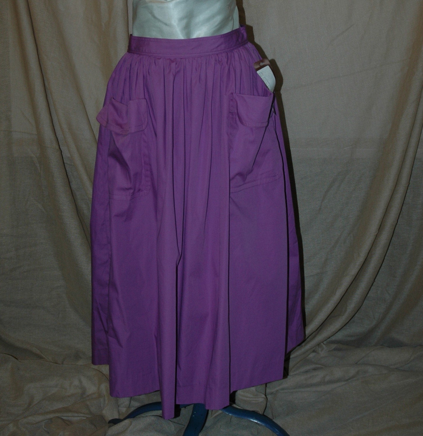 Sale was 18.95. French Purple Spring and Summer Skirt.  Designers Den vintage overstock never worn.  FREE domestic shipping.