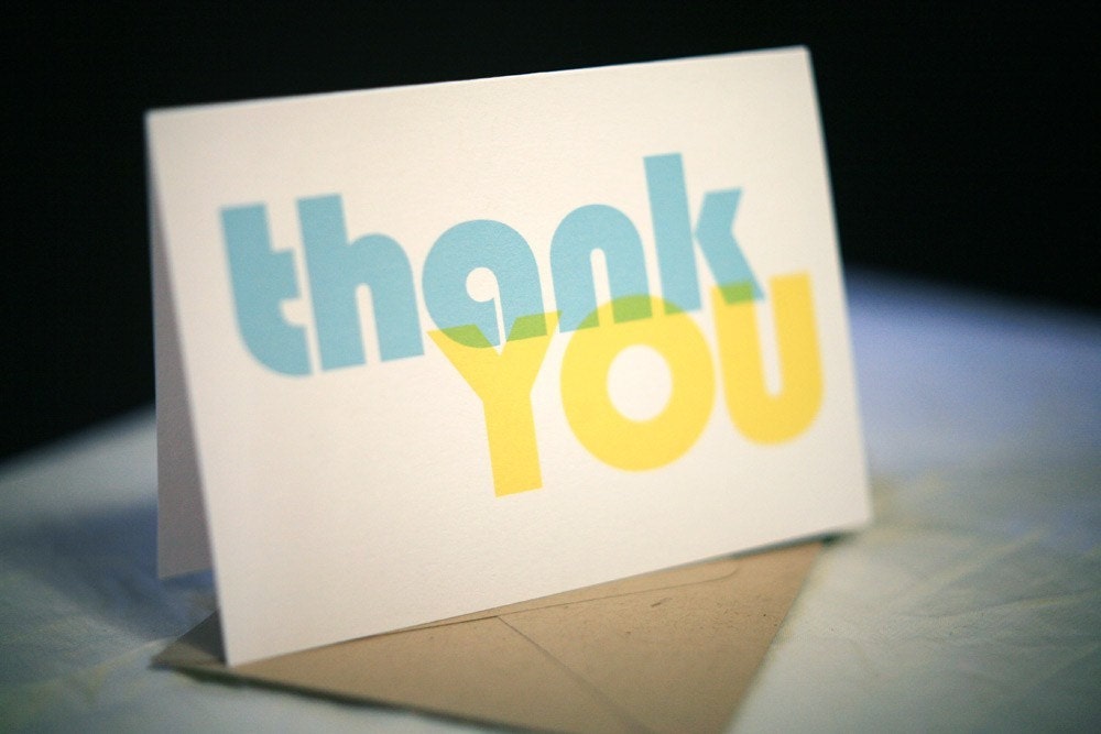 Mod Thank You Notes