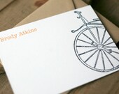 Personalized Stationery - Cycle Correspondence Cards