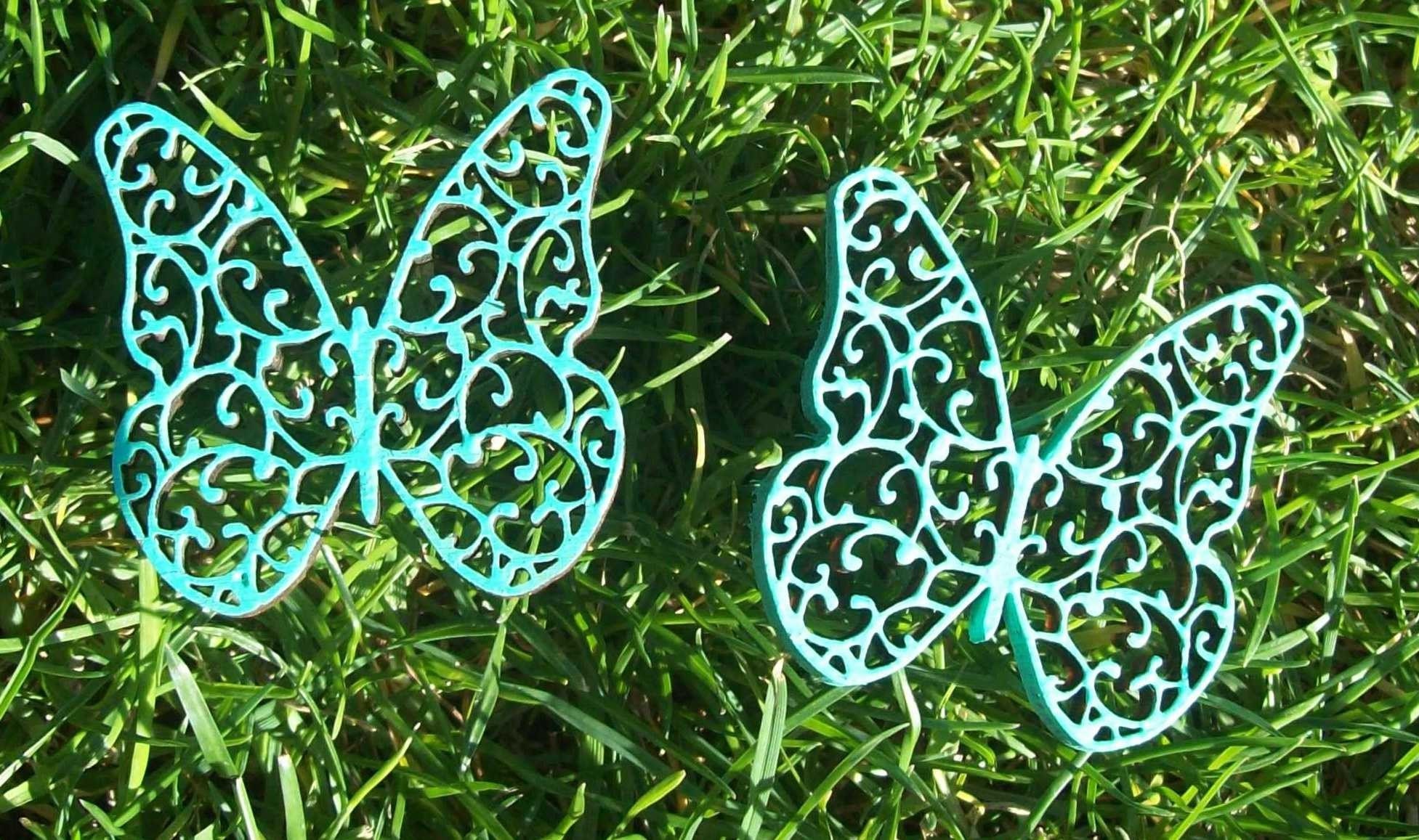 Laser Cut Birch Wood Butterfly's