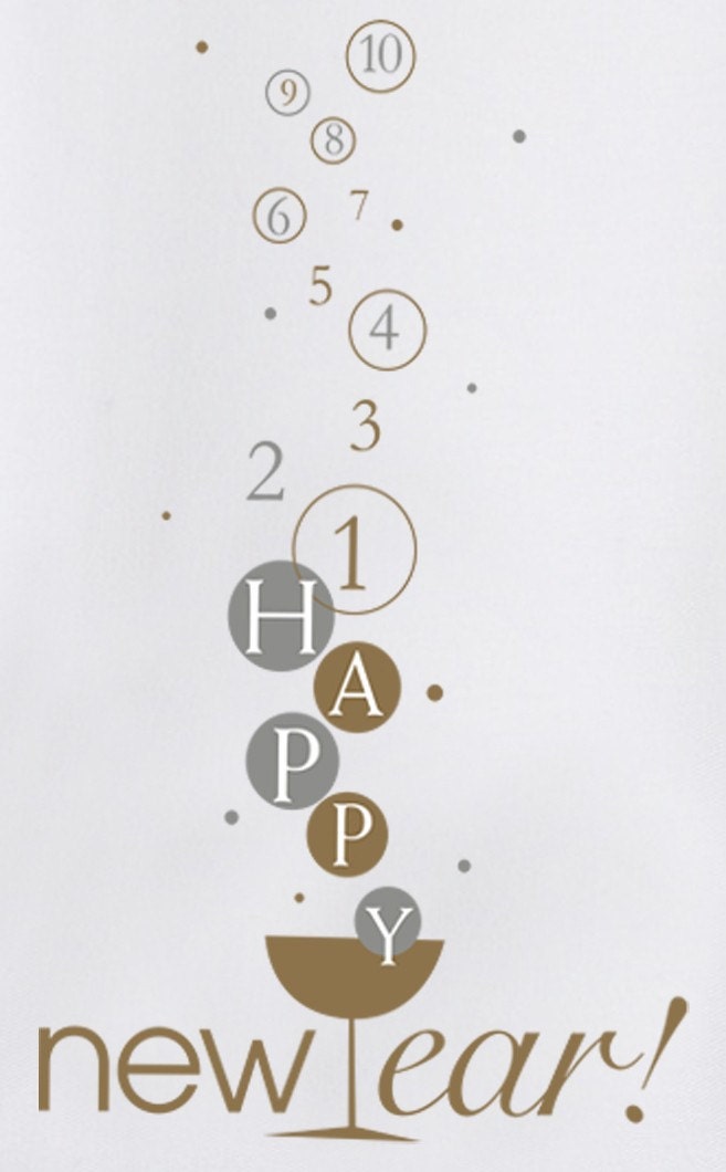 Happy New Year Bar/Guest towel