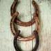 Vintage Horseshoes Primitive Farm House Decor