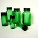 Glass Jars Apothecary Green Vintage Duraglas Bottles Set of 6