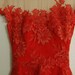 Vintage 1950's Peggy Hunt Spiced Orange Dress