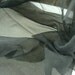 Two yards Black Crinkle chiffon Silk fabric for Nuno Felting, hand made flowers, quilting or clothes....