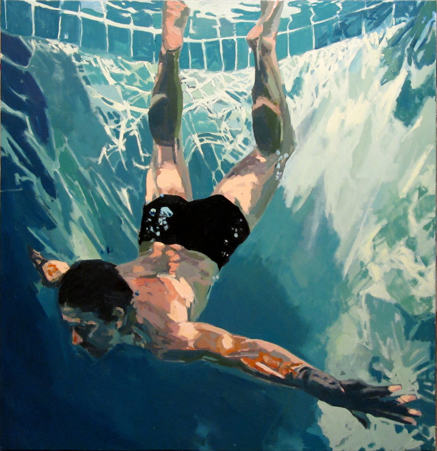 Deep Dive: 16x16" Archival Print - Signed