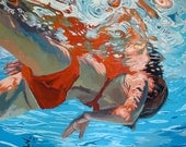 Sink in, float: 16x16" Archival Print - Signed