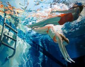 Dive in, float: 16x20" Archival Print- Signed