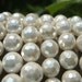 sale, 3D Micro Faceted Round South Sea Shell Pearl Beads - 1/2 Strand - 8mm
