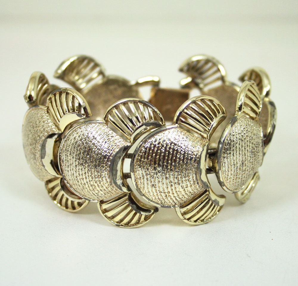 Vintage Coro Pegasus Art Deco Style Bracelet