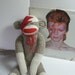 Ziggy Star Sock Monkey Doll, Bowie Inspired