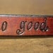 Wide Adjustable Leather Wrap Bracelet - "I solemnly swear that I am up to no good." Harry Potter