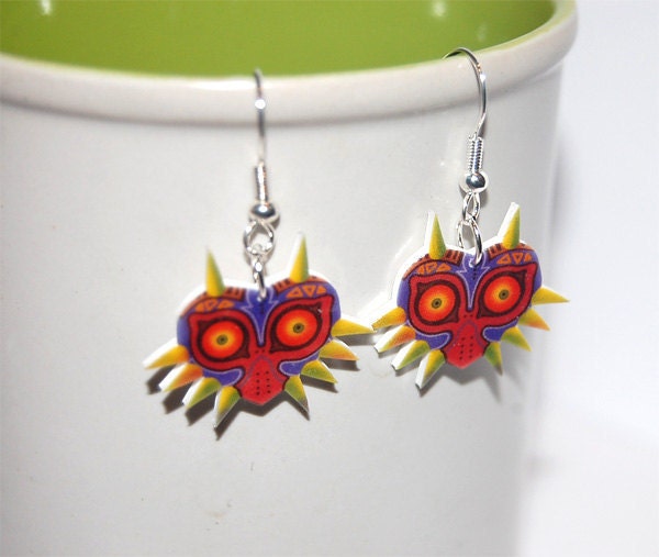 The Legend of Zelda Majoras Mask earrings