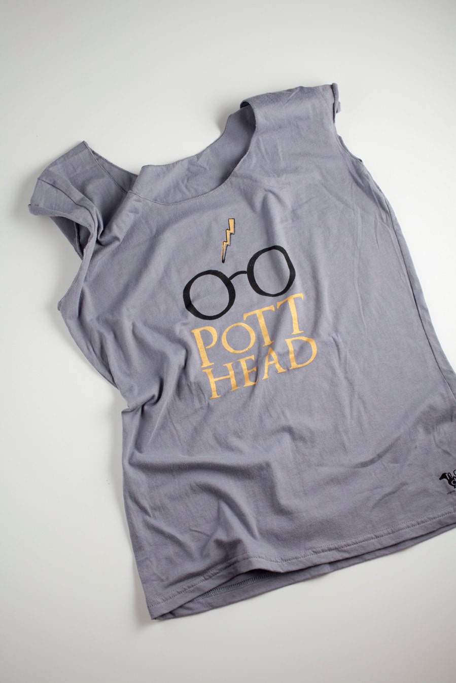 Harry Potter T Shirt - Pott Head Screenprint - The Perfect Gift for the Harry Potter - phile in your life