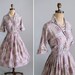 Vintage 1950s dress : 50s Rockabilly Dress Full Skirt Shirtwaist