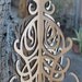 Roni Wood Chandelier unpainted