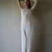 70s Nude Maxi Dress Two Toned Copper Gold and Beige One Shoulder Evening Gown Party Dress Size Small sm (0-2-4)