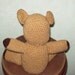 Warm Brown Crocheted Teddy Bear