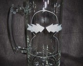 Electrified Mustache/Moustache Beer Mug