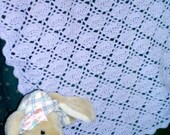 Lilac Fan Baby Blanket