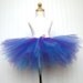Iris Tutu - blue and purple tutu - Garden Pixie Collection by Whimsy Pie - tutus for children, Made to Order