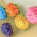 Wonderland in Bloom 5 Giant Hanging Paper Flowers, fantasy wedding, shower, nursery, photo booth, birthday decor, Party Blooms by Whimsy Pie