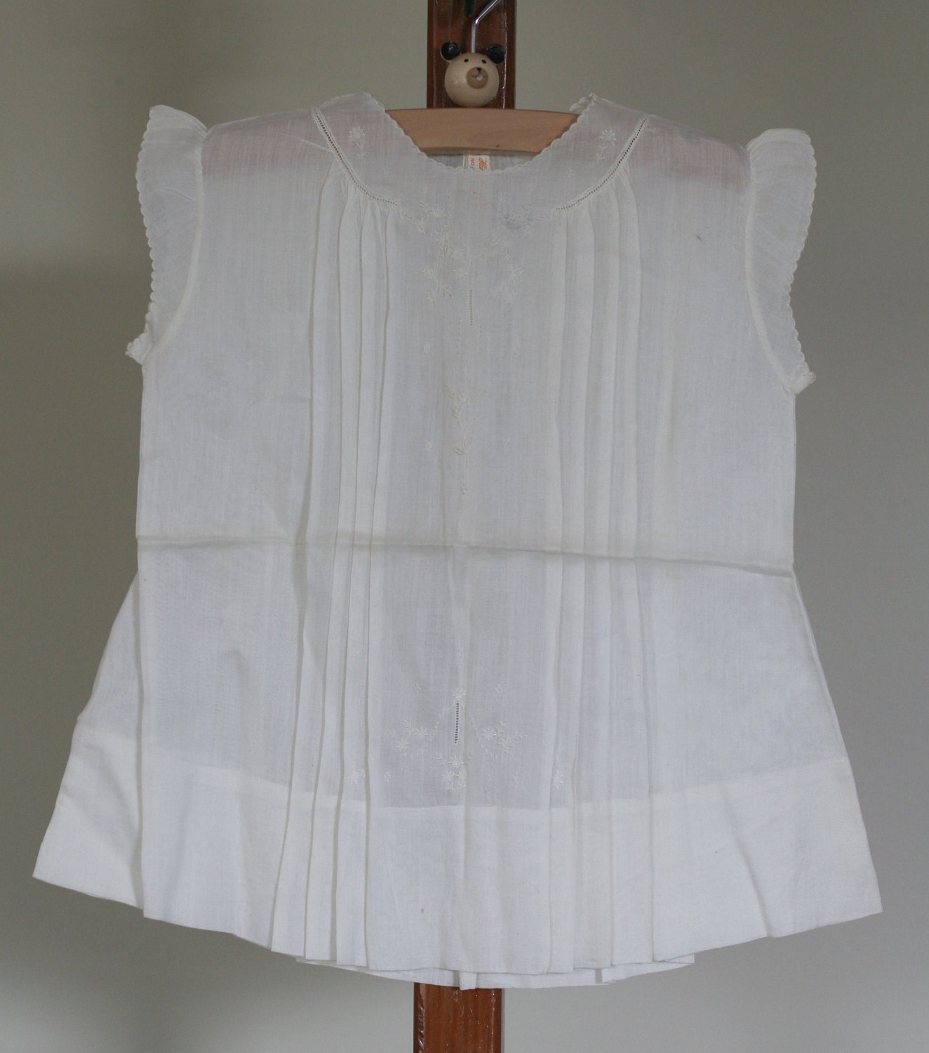 vintage baby dress embroidered