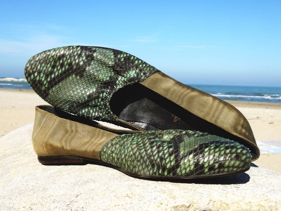 snakeskin flats target