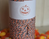 SALE - Shipping 1.99- Halloween Divine Twine Baker's Twine  25 total yards -Orange,Black & White - Fall colours -Limited Edition-