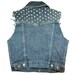 Medium Studded Vintage Cut Off Vest