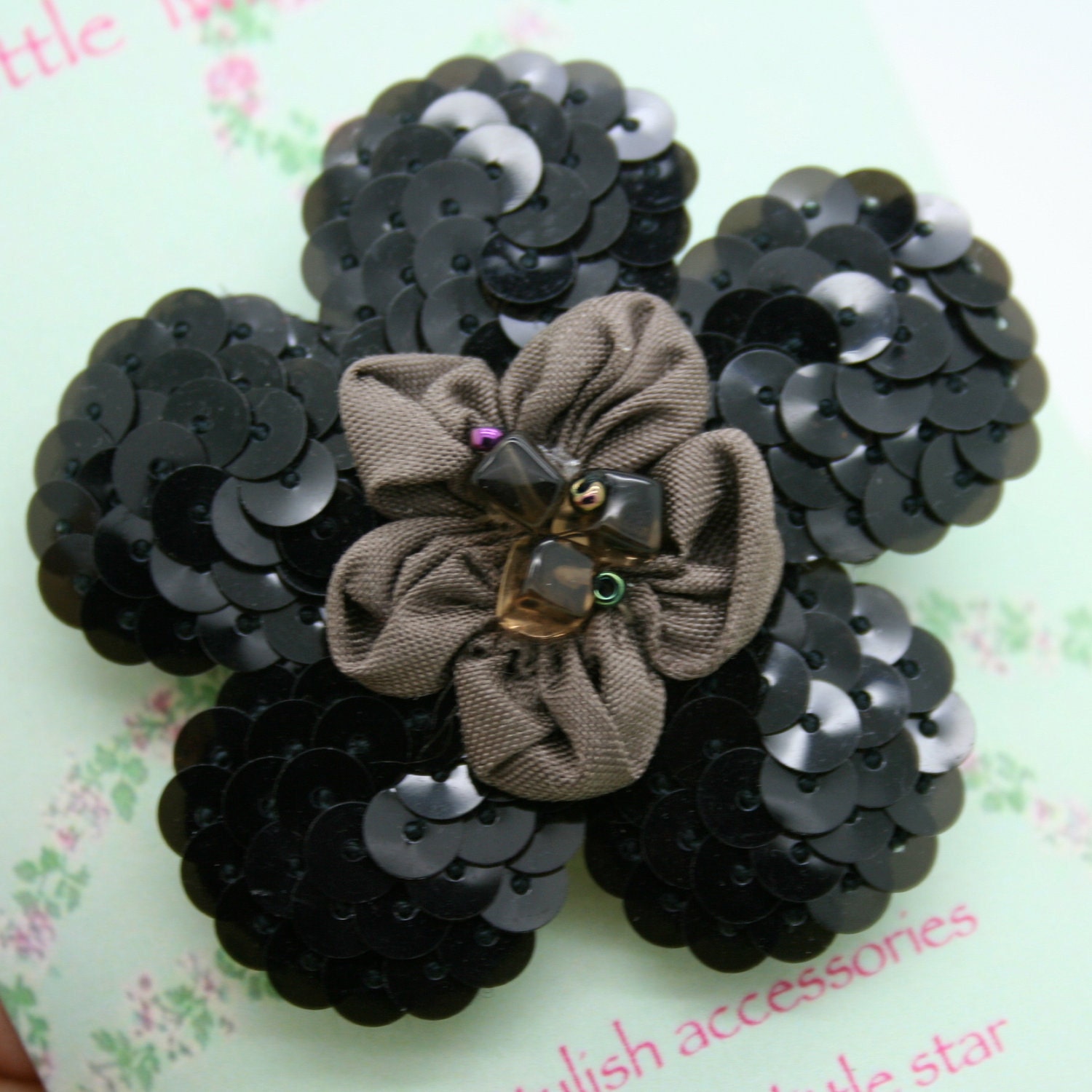 Oversize  flower clip