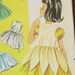 Fairy Princess Pinafore and Apron Vintage Sewing Pattern: Butterick 2129
