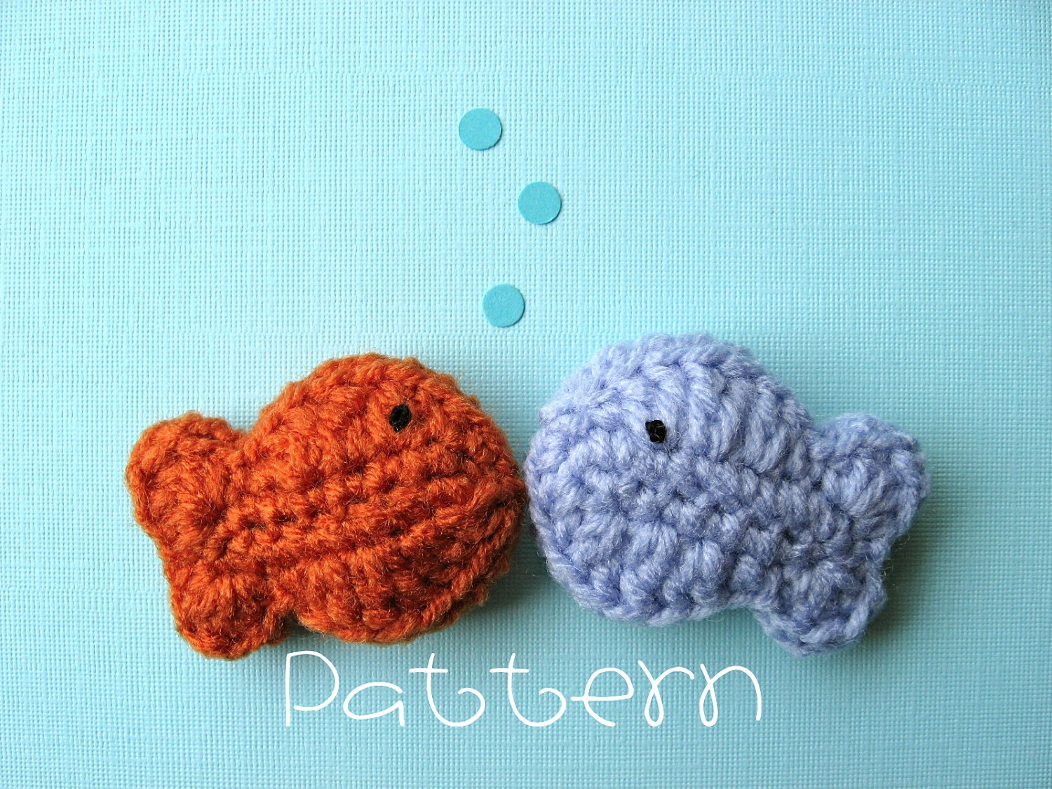 PATTERN- PDF- Little Fish- Crochet